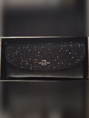 NEW Coach Starry Glitter Wallet